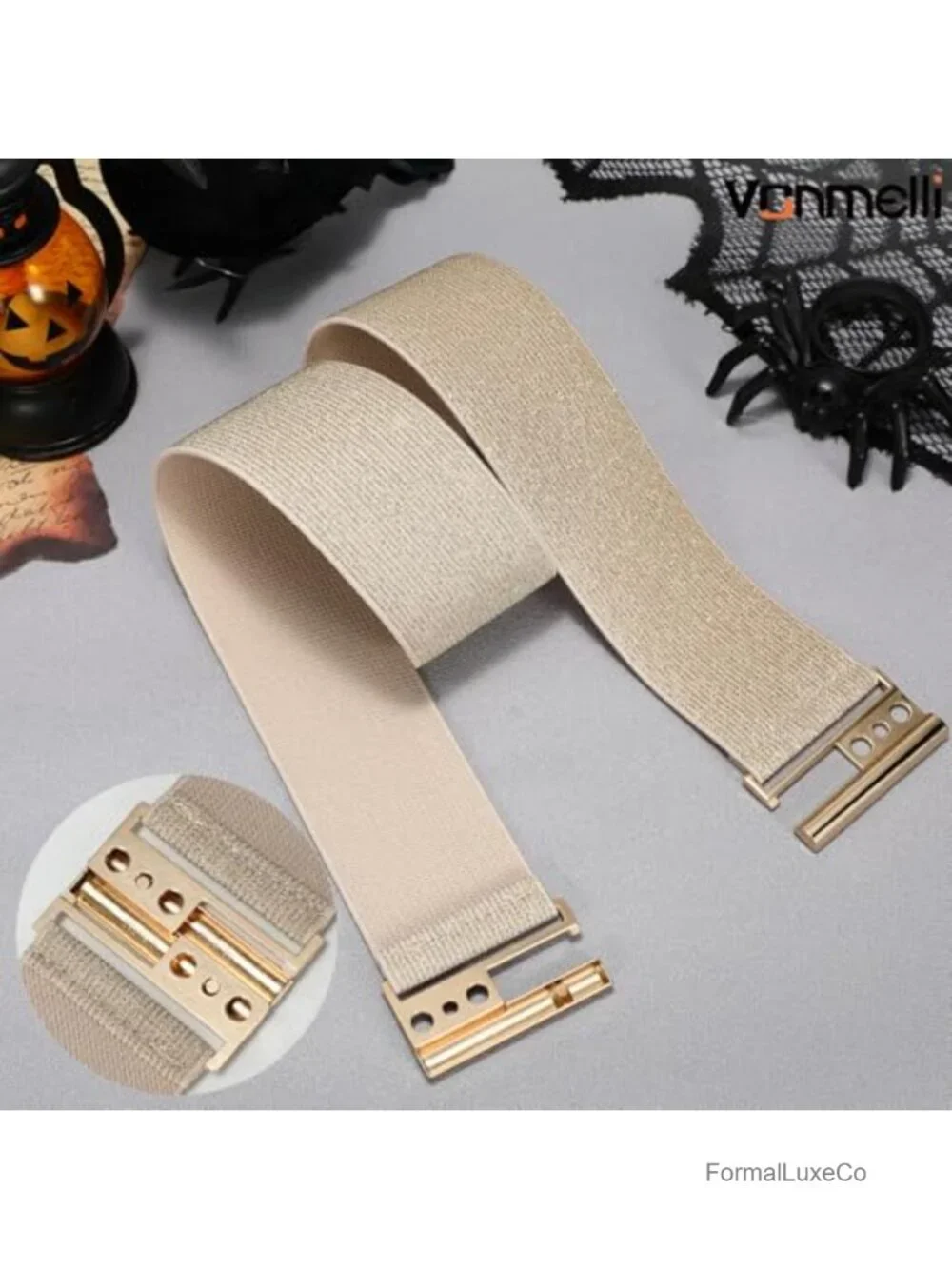 Wide Elastic Stretchy Belts for Women - Trimmer Waistband Retro Belt for Dresses
